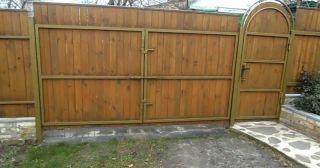 Купить распашные ворота деревянные Тулун, цена от 2758 руб.
